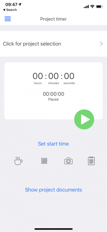 QR Code Project Timer