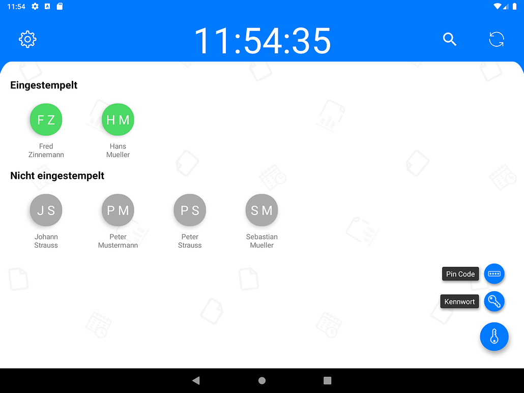 Terminal App - Dashboard