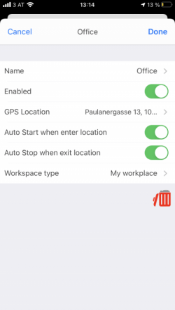 Attendance on the go workplaces
